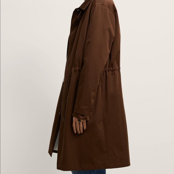 BRAND NEE ZARA LONG PARKA JACKET size M - Picture 4 of 9